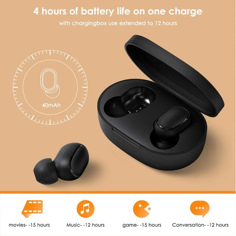 新しい Xiaomi Redmi Airdots 2 ワイヤ - Sleep Mask Headphones Bluetooth のレビューと価格