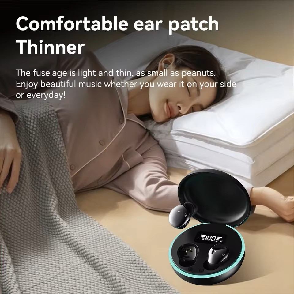 ミニ見えないワイヤレスBluetoothイヤホン最小マイクロ - Sleep Mask Headphones Bluetooth のレビューと価格