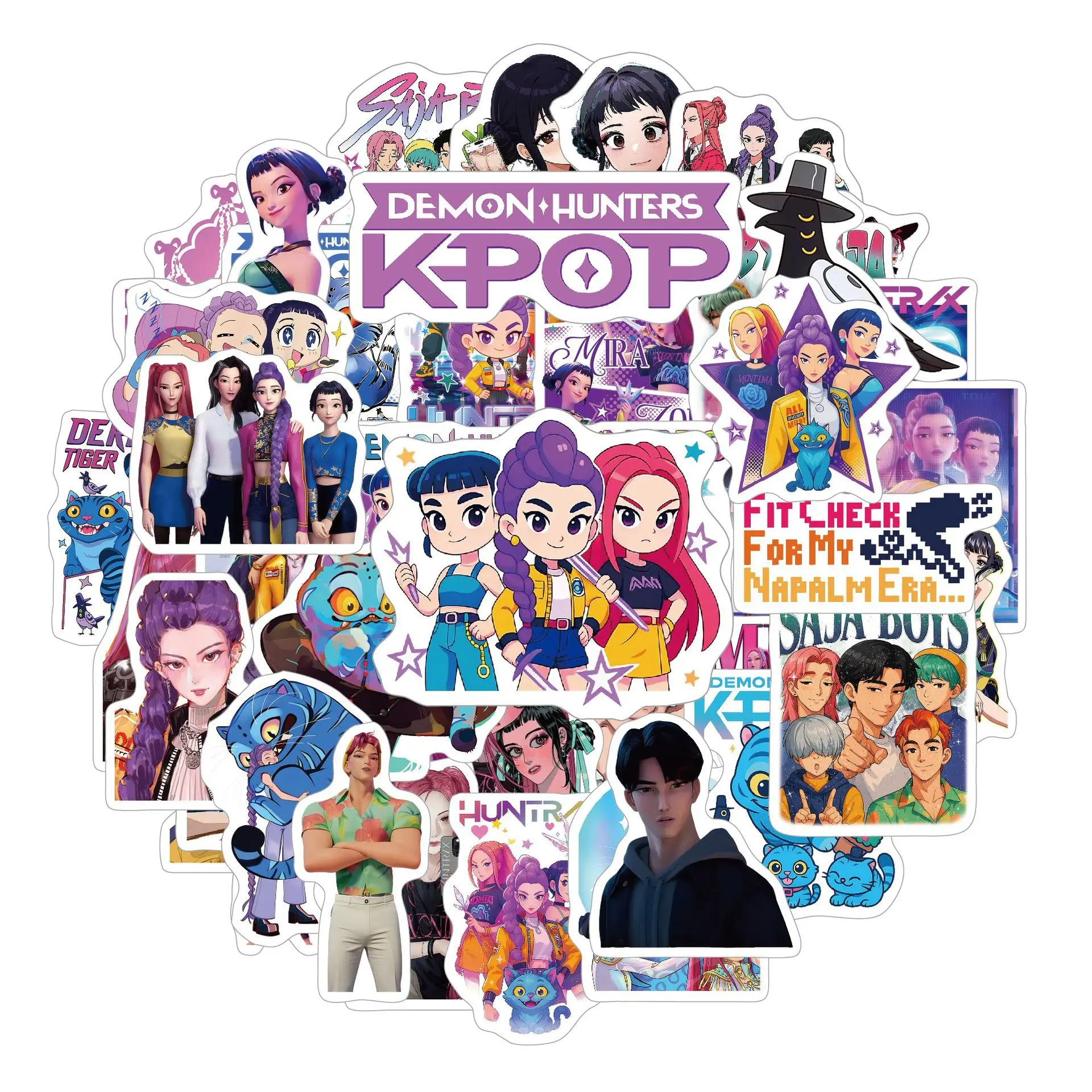 60個入り アニメの女の子（ルミ、ミラ、ゾイ）のステッカー。 - Laptops のレビューと価格