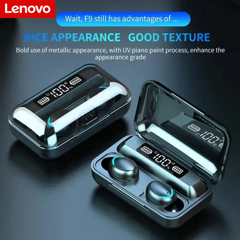 Lenovo F9 Bluetooth ワイヤレスヘッドフォ - Headphones のレビューと価格