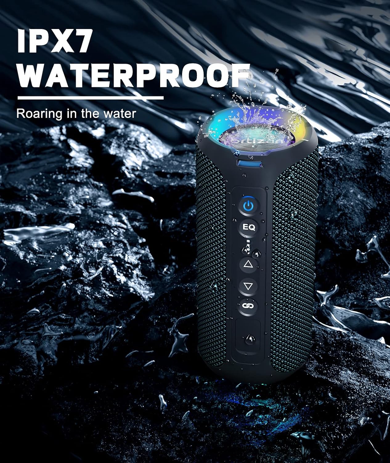 Ortizan Bluetooth スピーカー 40 ワット - Portable Bluetooth Speaker Waterproof Ipx7 のレビューと価格