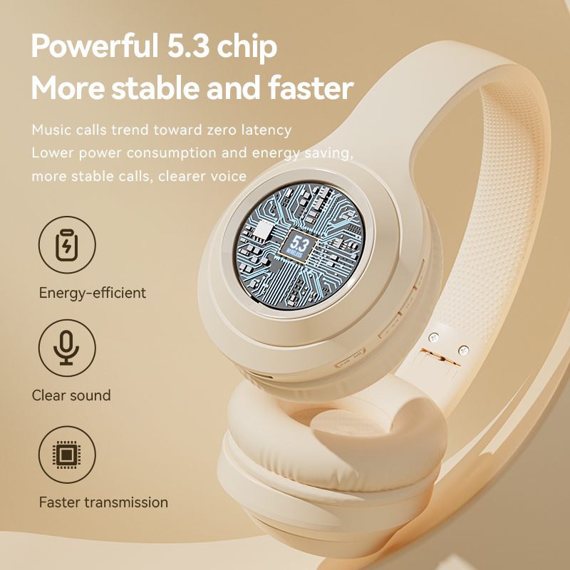 ステレオサラウンドサウンドヘッドセット ワイヤレスBluet - Anc Wireless Over Ear Headphones のレビューと価格