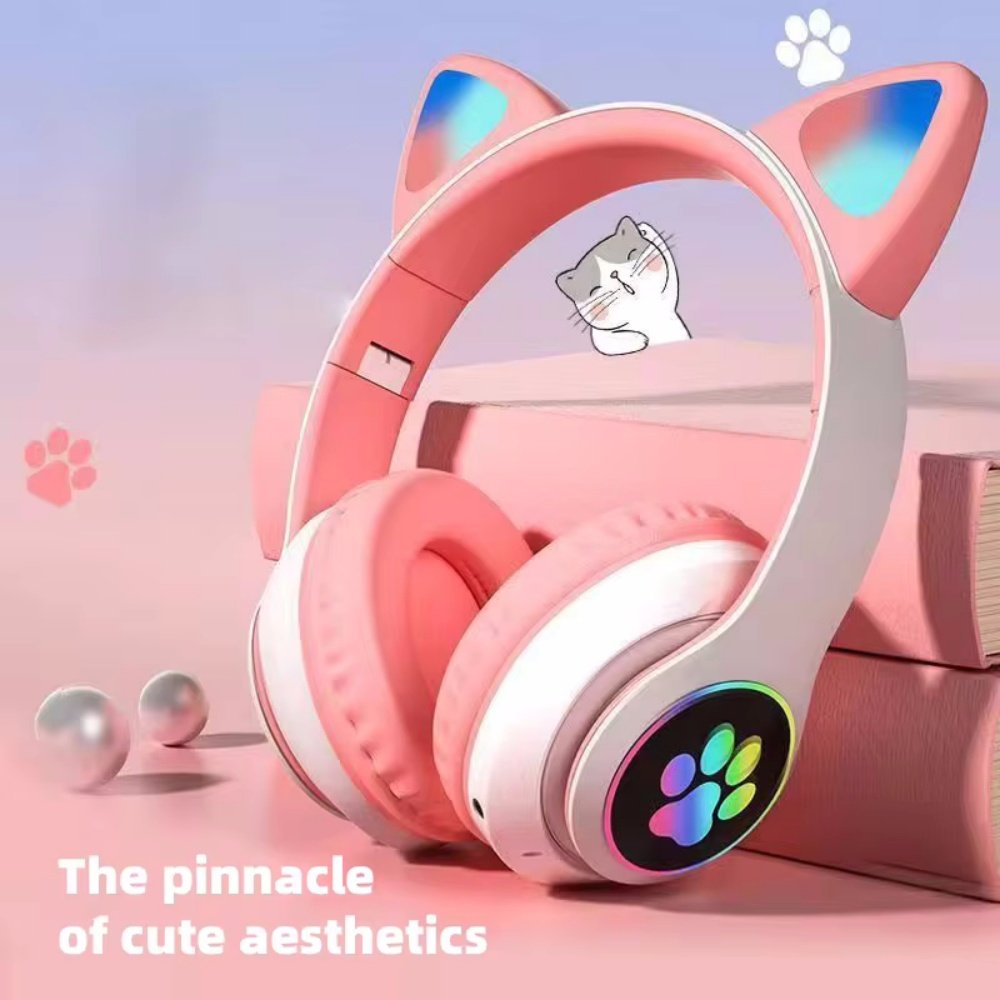 かわいい猫耳 Bluetooth 対応ヘッドセット LED  - Cat Ear Bluetooth Headset Led のレビューと価格