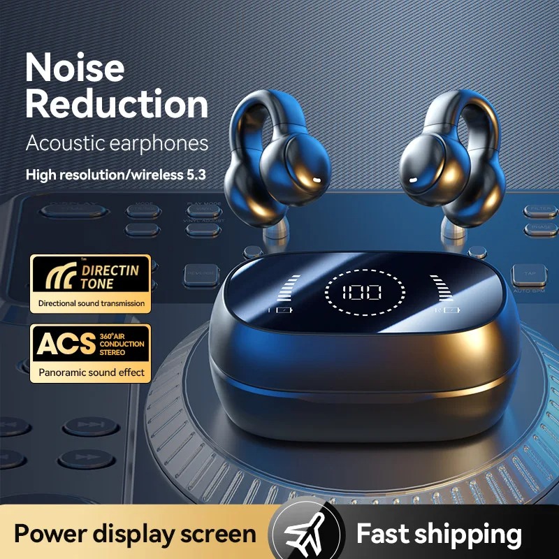 Bluetooth骨伝導スポーツヘッドホン TWSワイヤレス - Bone Conduction Running Headphones のレビューと価格