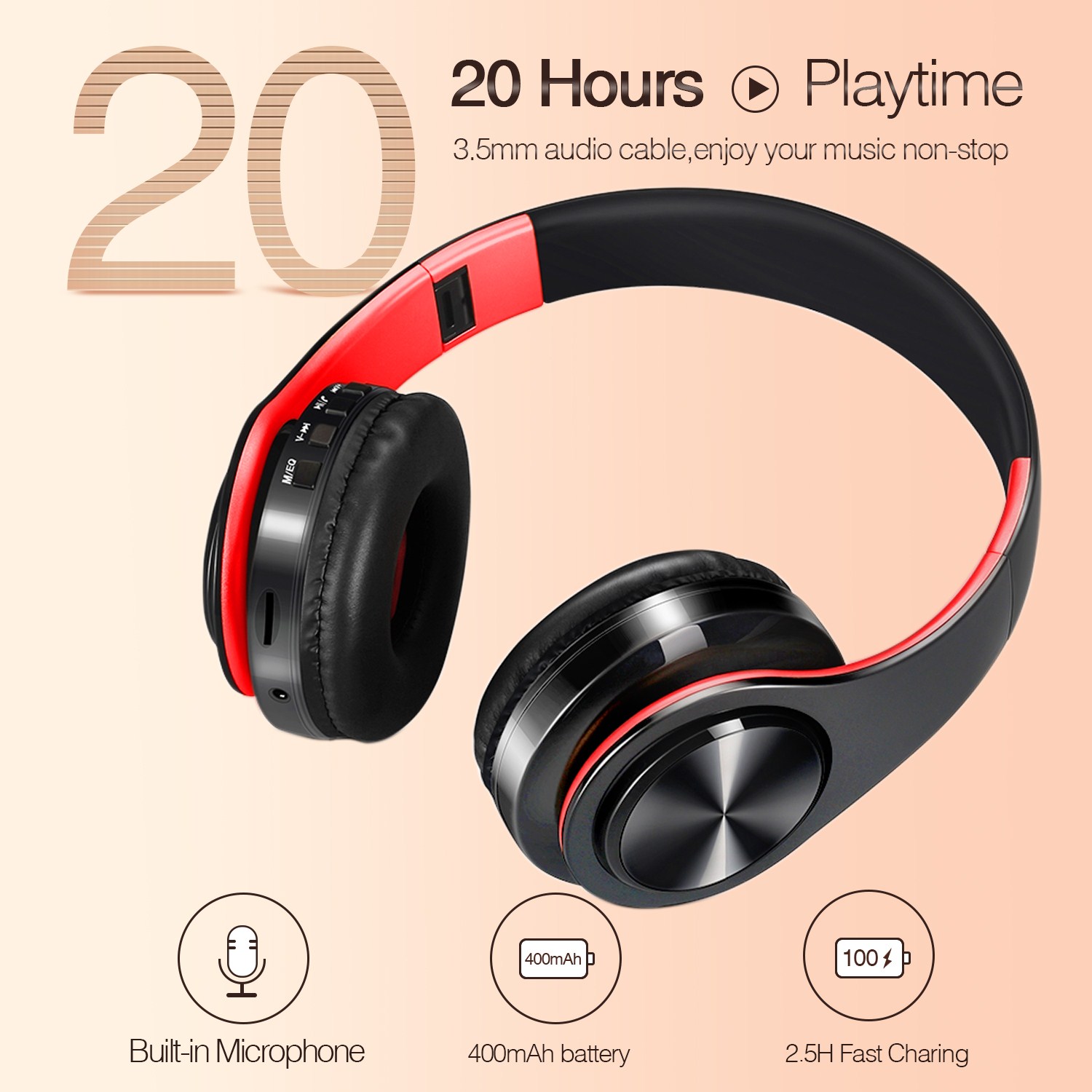 CATASSU イヤホン Bluetooth ヘッドフォン  - Anc Wireless Over Ear Headphones のレビューと価格