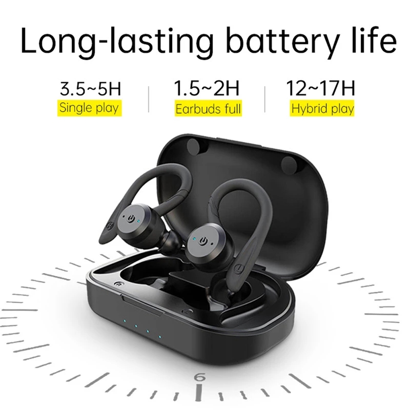 20時間再生可能 水泳用防水Bluetoothイヤホン デュ - Bone Conduction Running Headphones のレビューと価格