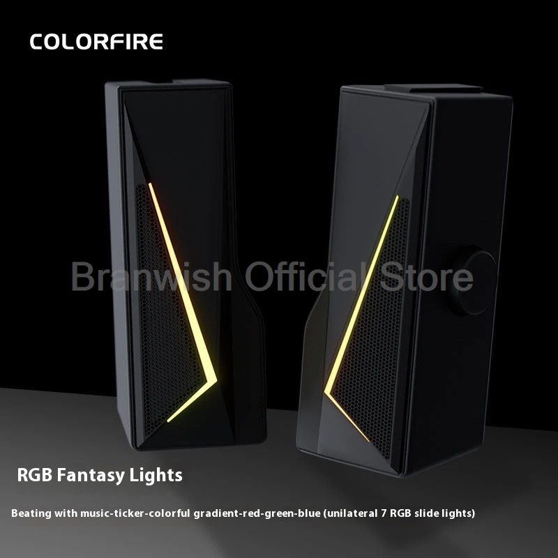 RGBゲーミングサウンドバー、取り外し可能なデザインノブコン - Rgb Computer Soundbar For Pc のレビューと価格