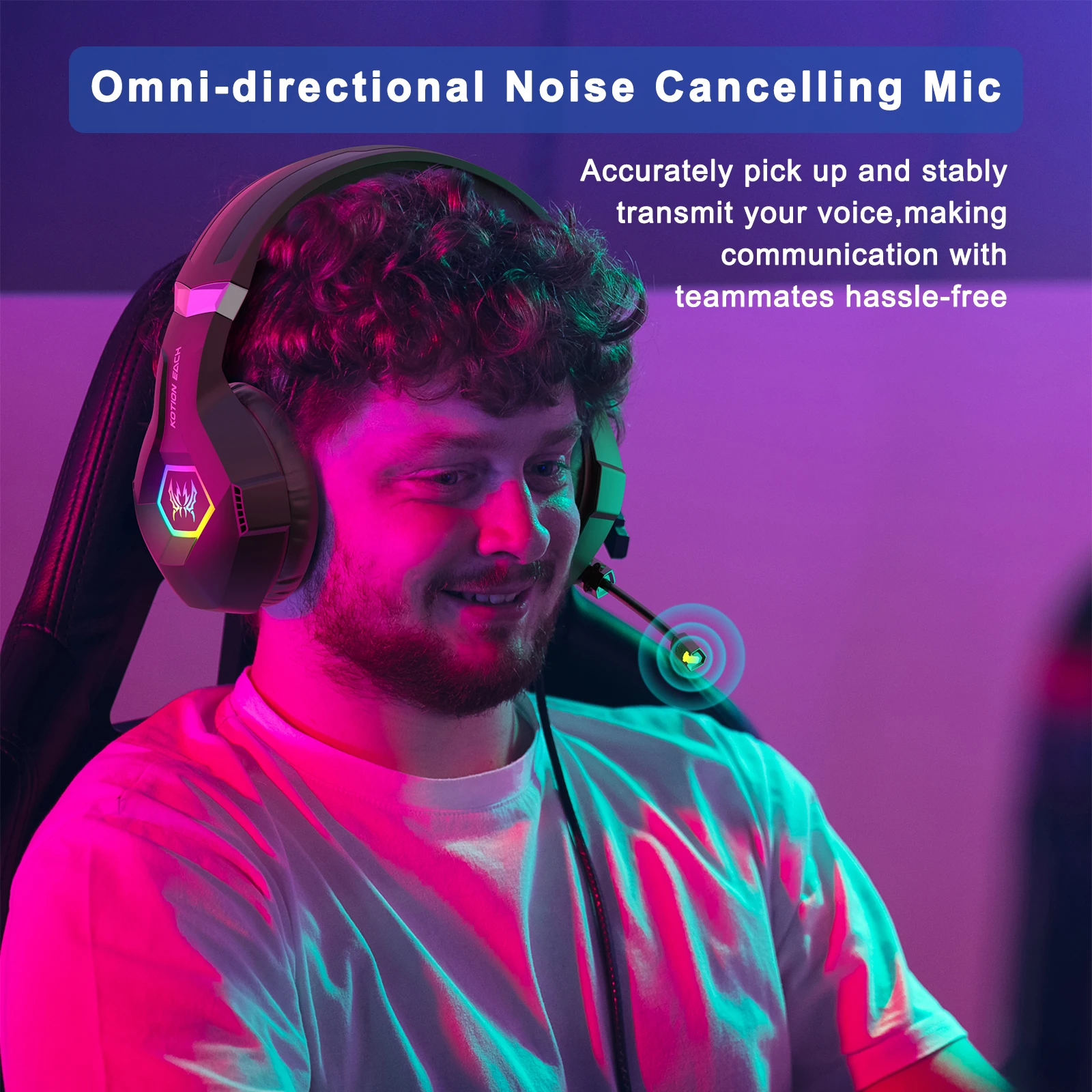 7.1サラウンドサウンド、ノイズキャンセリングマイク、RGB - Gaming Headset With Mic Rgb のレビューと価格